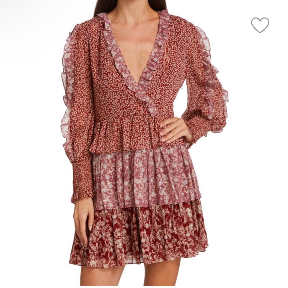 En Saison 
Metallic floral dress